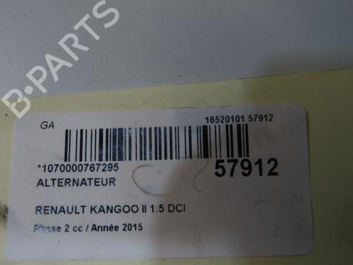Alternator RENAULT KANGOO Express (FW0/1_) 1.5 dCi 75 (FW07, FW10, FW04) | BP36345217M7  - Image 5