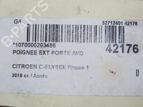 Used Front right exterior door handle CITROËN C-ELYSEE (DD_) 1.2 VTi 82 (82 hp) 9615818