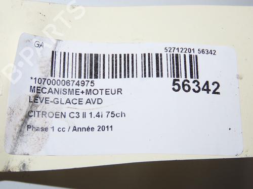 Front right window mechanism CITROËN C3 II (SC_) 1.4 | BP32511466C23 