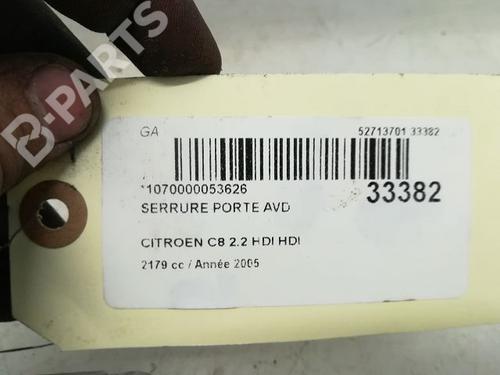 Front right lock CITROËN C8 (EA_, EB_) 2.2 HDi | BP9594240C97 