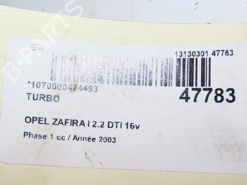 Used Turbocharger/Supercharger OPEL ZAFIRA A MPV (T98) 2.2 DTI 16V (F75) (117 hp) 23171436