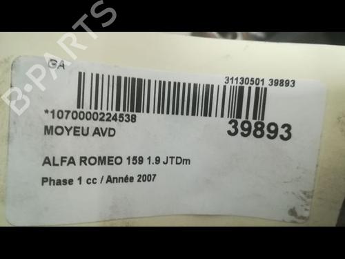 Used Left front steering knuckle ALFA ROMEO 159 Sportwagon (939_) 1.9 JTDM 16V (939BXC1B, 939BXC12) (150 hp) 23173211