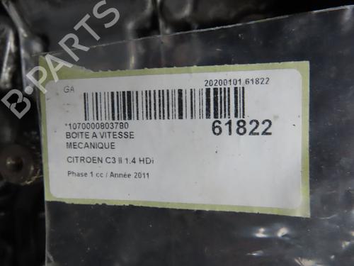 Gearbox CITROËN C3 II (SC_) 1.4 HDi 70 (SC8HZC, SC8HR0, SC8HP4) | BP40026309M3 - Image 6