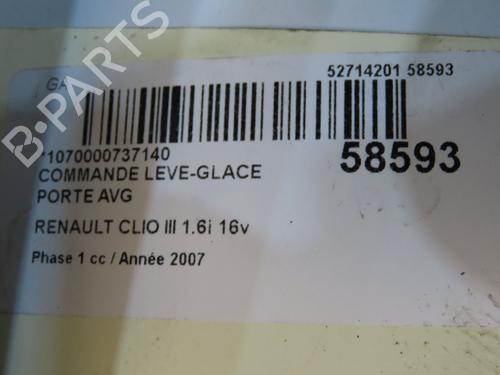 Left front window switch RENAULT CLIO III (BR0/1, CR0/1) 1.6 16V (BR05, BR0B, BR0Y, BR15, BR1J, BR1M, BR1Y, CR0B,... | BP36958582I27 - Image 5