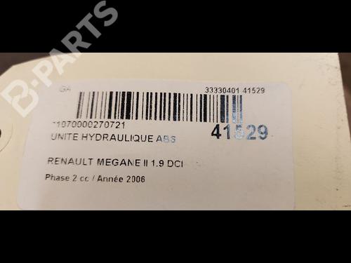 ABS pump RENAULT MEGANE II (BM0/1_, CM0/1_) 1.9 dCi | BP9612619M43 