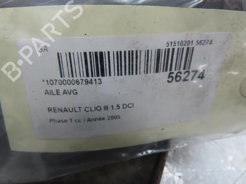 left-front-fenders-renault-clio-iii-br01-cr01-2005-2006-2007-2008-2009-2010-2011-2012-2013-2014-31843325 main image