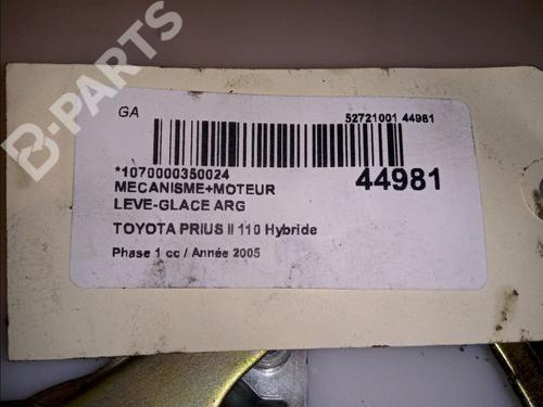 Rear left window mechanism TOYOTA PRIUS Liftback (_W2_) 1.5 Hybrid (NHW20_, NHW20R) | BP11103189C24 