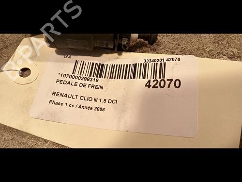 break-pedal-renault-clio-iii-br01-cr01-15-dci-br17-cr17-8200740595-2005-2006-2007-2008-2009-2010-2011-2012-2013-2014-9616358 main image