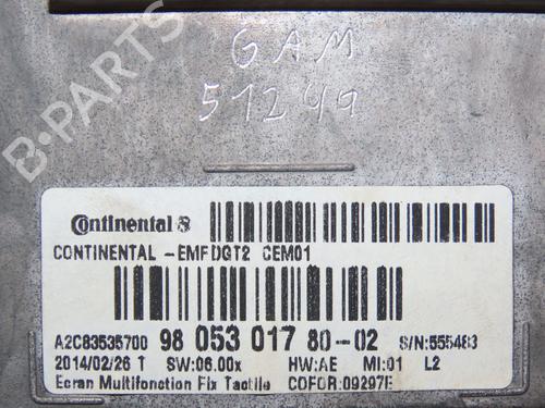 Radio PEUGEOT 2008 I (CU_) 1.6 HDi | BP28830560E6 