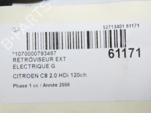 Retrovisor esquerdo CITROËN C8 (EA_, EB_) 2.0 HDi | BP38429150C26 - Image 5