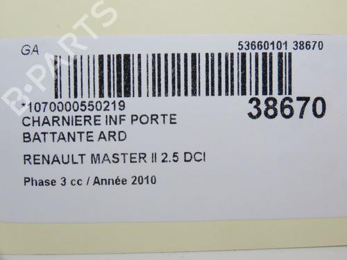 Hinge/Door check strap RENAULT MASTER II Van (FD) 2.5 dCi | BP19069237C146 