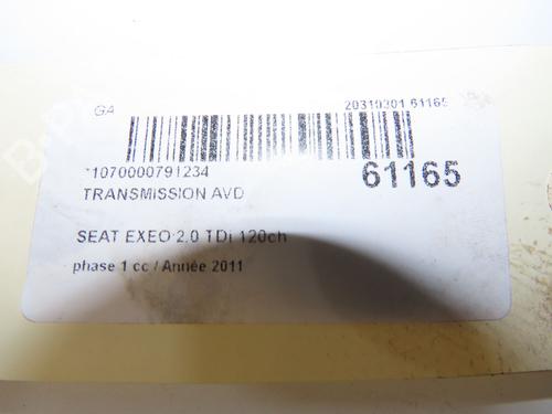 Used Right front driveshaft Right front driveshaft 39418472 39418472
