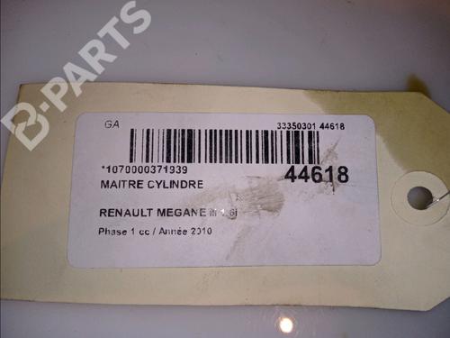 Brake master cylinder RENAULT MEGANE III Hatchback (BZ0/1_, B3_) 1.6 16V Hi-Flex (BZ03) | BP11100438M77 