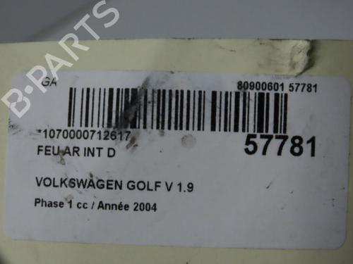Right tailgate light VW GOLF V (1K1) 1.9 TDI | BP33744854C80 - Image 5