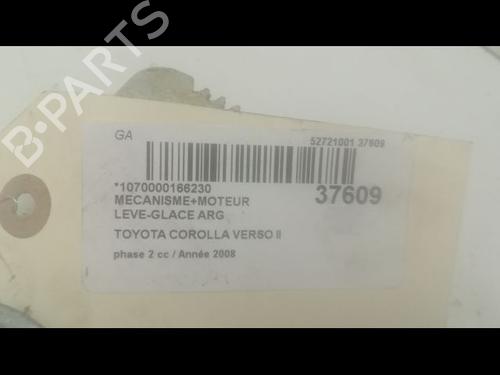 Used Rear left window mechanism TOYOTA COROLLA Verso (ZER_, ZZE12_, R1_) 2.2 D-4D (AUR10_, AUR10R) (136 hp) 9601730
