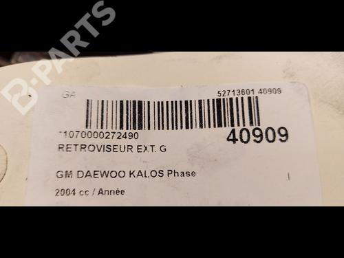 Left mirror DAEWOO KALOS (KLAS) 1.2 | BP9612786C26