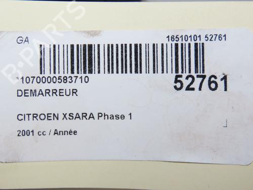Used Starter CITROËN XSARA Coupe (N0) 1.6 16V (109 hp) 30867313
