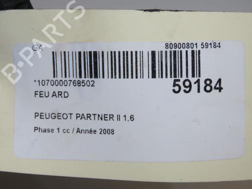 Right taillight PEUGEOT PARTNER Tepee 1.6 VTi | BP36682391C35 - Image 5