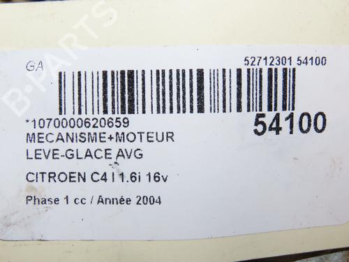 Used Front left window mechanism CITROËN C4 I (LC_) 1.6 16V (109 hp) 28831200