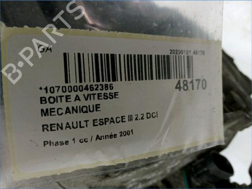 Used Gearbox RENAULT ESPACE III (JE0_) 2.2 dCi (JE0K) (130 hp) 23172675
