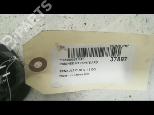 Højre bagtil invendig håndtag RENAULT CLIO IV (BH_) 1.5 dCi 90 | BP9607757I16 
