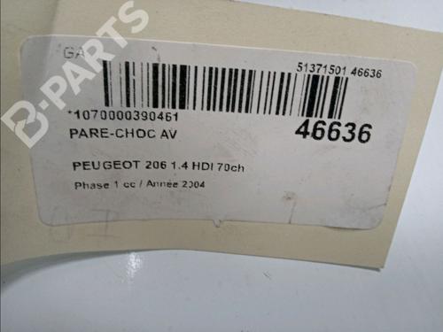 Front bumper PEUGEOT 206 Hatchback (2A/C) 1.4 HDi eco 70 | BP11101828C7 
