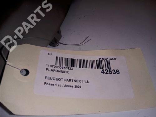 Interior roof light PEUGEOT PARTNER Tepee 1.6 HDi 16V | BP10145236I8