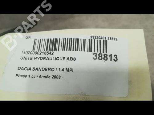 ABS pump DACIA SANDERO 1.4 (BS0C, BS0A, BS0G, BS1F, BS0E) | BP9609979M43 