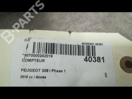 Instrument cluster PEUGEOT 308 I (4A_, 4C_) 1.6 HDi | BP9608864C47 