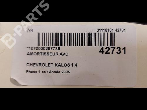 Right front shock absorber CHEVROLET AVEO / KALOS Hatchback (T200) 1.4 | BP9615126M17 
