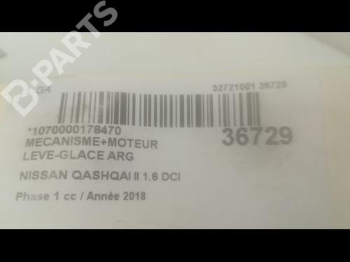Rear left window mechanism NISSAN QASHQAI II SUV (J11, J11_) 1.6 dCi | BP9602506C24 