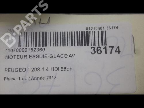 Front wiper motor PEUGEOT 208 I (CA_, CC_) 1.4 HDi | BP9600761M29 
