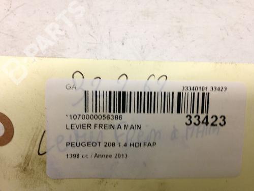 Hand brake PEUGEOT 208 I (CA_, CC_) 1.4 HDi | BP9594568I18 