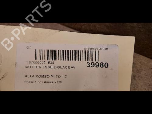 Used Front wiper motor ALFA ROMEO MITO (955_) 1.3 MultiJet (955AXP1A, 955AYC1A) (95 hp) 9607795