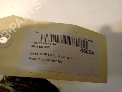 Left front steering knuckle OPEL CORSA B (S93) 1.2 i 16V (F08, F68, M68) | BP23173235M25 
