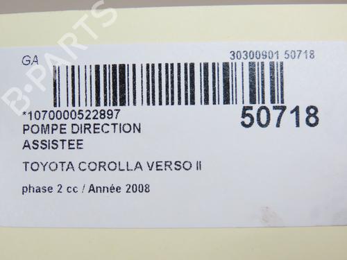 Styring servopumpe TOYOTA COROLLA Verso (ZER_, ZZE12_, R1_) 2.2 D-4D (AUR10_, AUR10R) (136 hp) 28829754