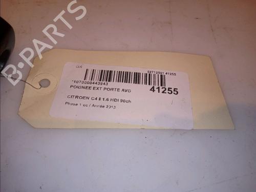 Used Front left exterior door handle CITROËN C4 II (NC_) 1.6 HDi 90 (92 hp) 14951382