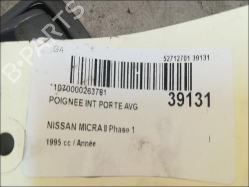 Used Front left interior door handle NISSAN MICRA II (K11) 1.3 i 16V (HK11) (75 hp) 9611761