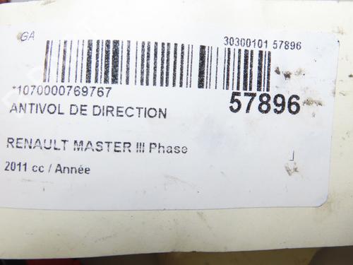 Used Ignition barrel Ignition barrel RENAULT MASTER III Van (FV) 2.3 dCi 125 FWD (FV0C, FV0D, FV0G, FV0H, FV0J, FV0K,... (125 hp) 40437846 40437846