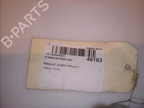 Used Left front brake caliper RENAULT SCÉNIC III (JZ0/1_) 1.4 16V (JZ0F, JZ1V) (131 hp) 14950889