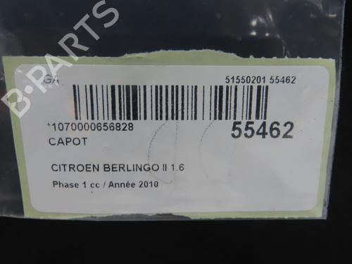 Motorhjelm CITROËN BERLINGO MULTISPACE (B9) 1.6 HDi 110 | BP30333624C1