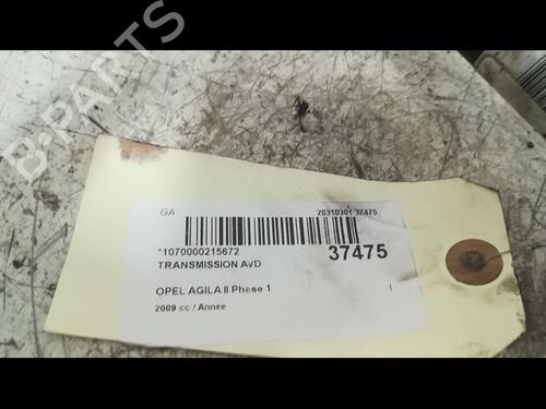 Right front driveshaft OPEL AGILA (B) (H08) 1.0 (F68) | BP23172744M39 