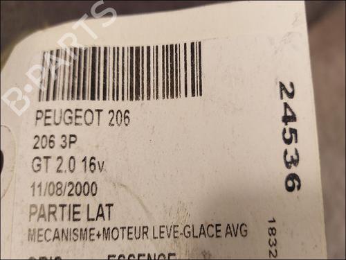 Used Front left window mechanism PEUGEOT 206 Hatchback (2A/C) 2.0 S16 (135 hp) 23175729