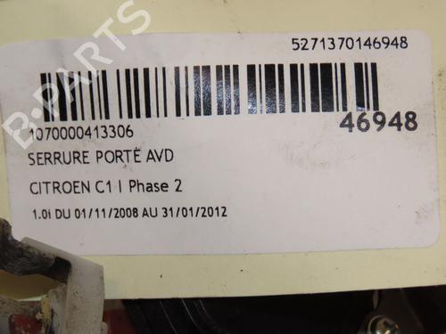 Front right lock CITROËN C1 (PM_, PN_) 1.0 | BP16832954C97 