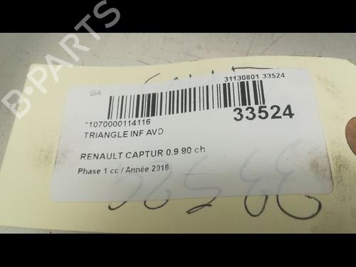 Used Right front suspension arm Right front suspension arm RENAULT CAPTUR I (J5_, H5_) 0.9 TCe 90 (90 hp) 14875876 14875876