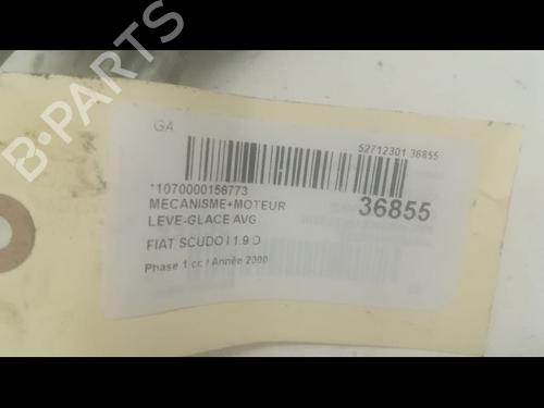 Used Front left window mechanism FIAT SCUDO Van (220_) 1.9 D (69 hp) 23175786