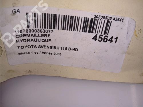 Steering rack TOYOTA AVENSIS (_T25_) 2.0 D-4D (CDT250_, CDT250R) | BP11832816M22 