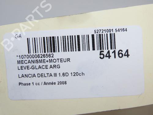 Used Rear left window mechanism Rear left window mechanism LANCIA DELTA III (844_) 1.6 D Multijet (844.AXC11, 844.AXC1A) (120 hp) 33279333 33279333