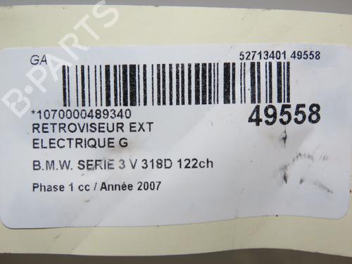Left mirror BMW 3 (E90) 318 d | BP18837268C26 