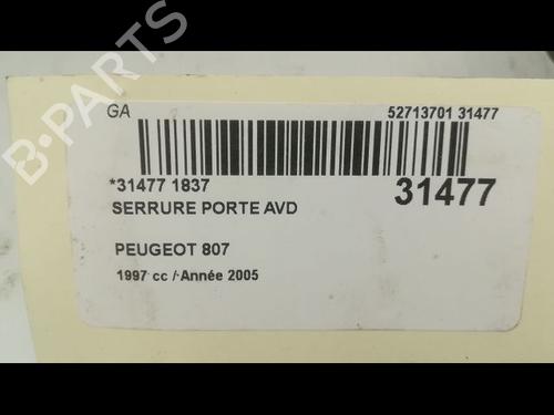Used Front right lock PEUGEOT 807 (EB_) 2.0 HDi (109 hp) 23176351